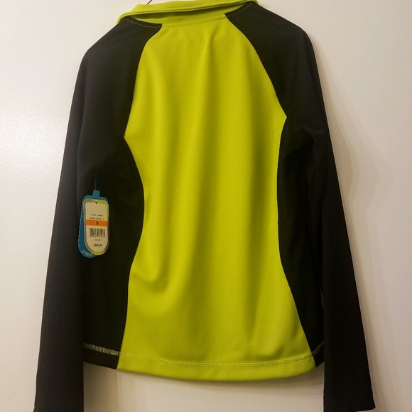 Neon green and black workout jacket - Picture 2 of 7